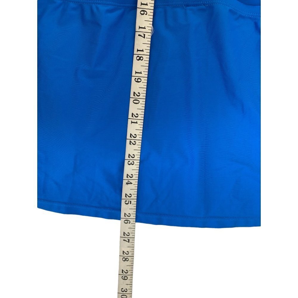 Time & Tru Women's Blue Empire 2-Piece Bathing Suit - Picture 4 of 9